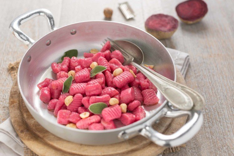 Ньокки из картофеля и свеклы