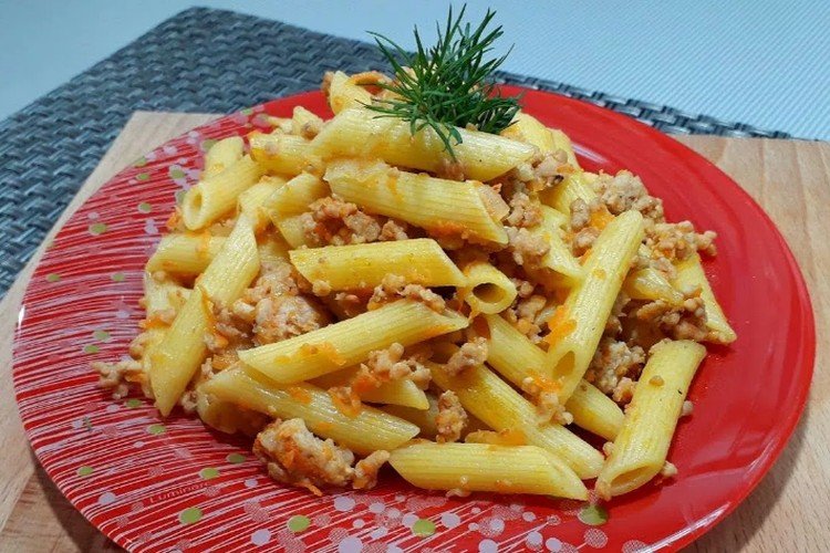 Макароны по-флотски в мультиварке