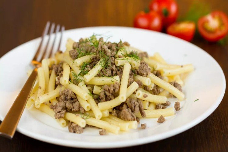 Быстрый рецепт макарон по-флотски