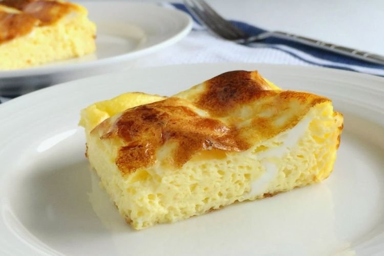 Пышный омлет в духовке