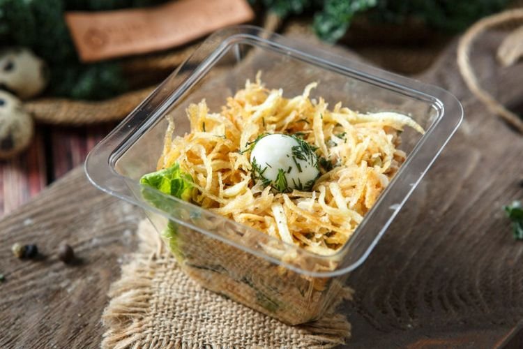 Салат «Гнездо глухаря»