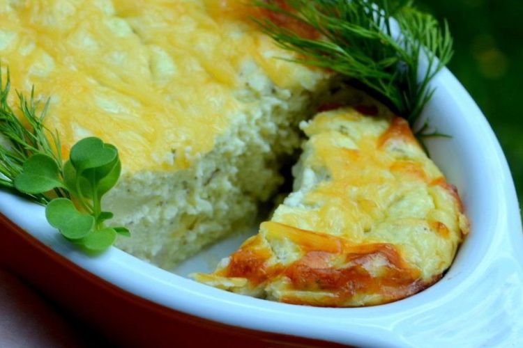 Суфле из курицы с цветной капустой