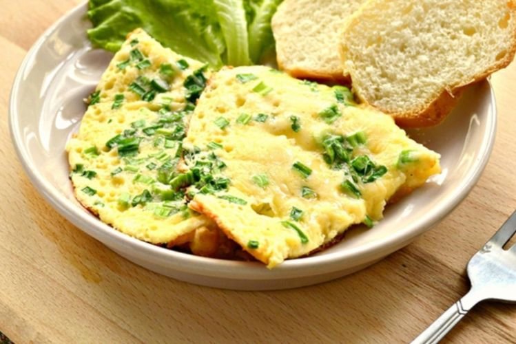 ПП творожный омлет