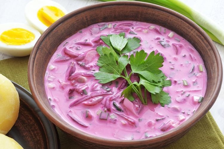 Свекольник на кефире