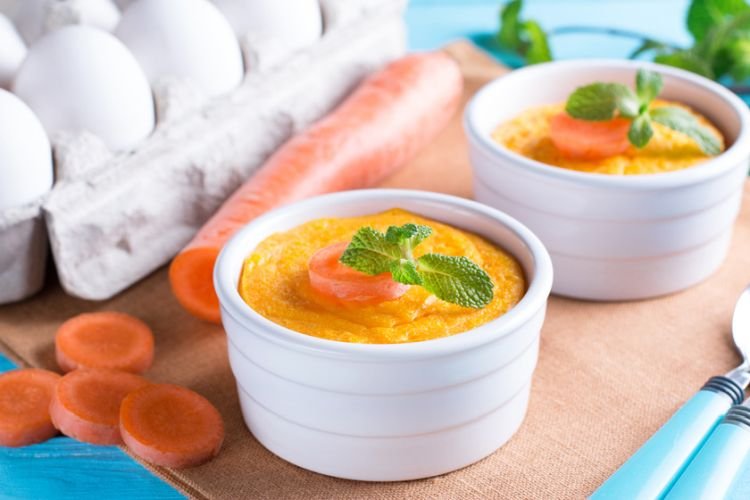 Морковное суфле