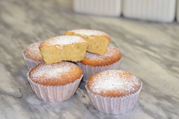 Творожные кексы с ванилью