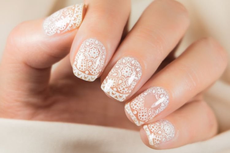 Кружевной стемпинг