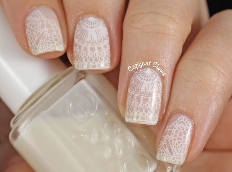 Кружевной стемпинг