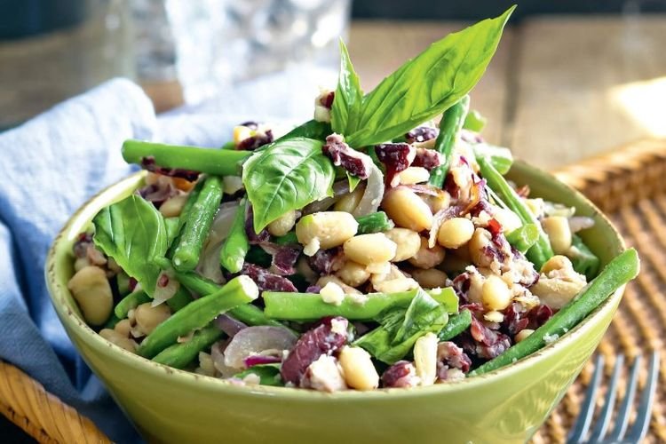 Тосканский фасолевый салат
