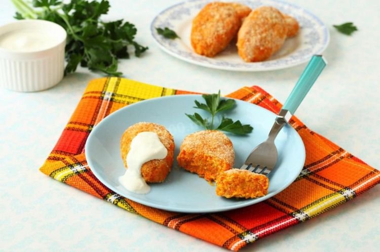 Морковные котлеты