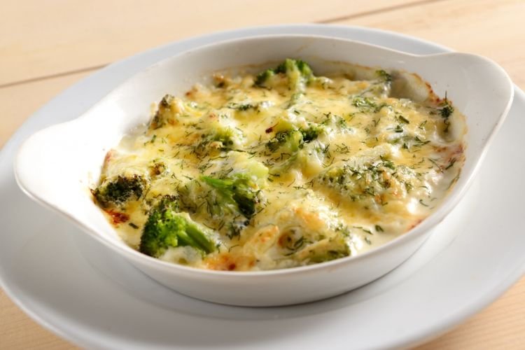 Брокколи в сливках