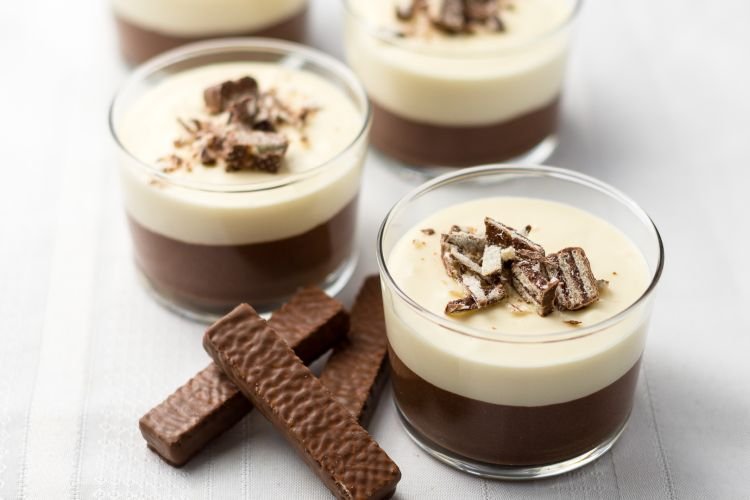 Шоколадно-сметанный мусс