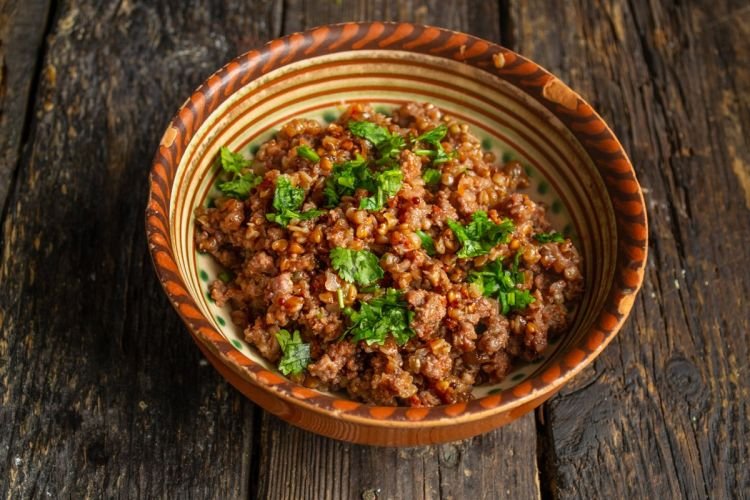 Гречка с фаршем