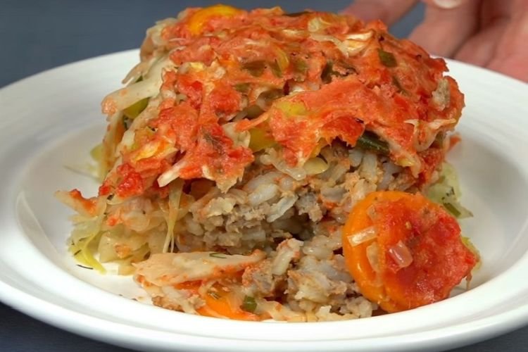 Ленивые голубцы в духовке