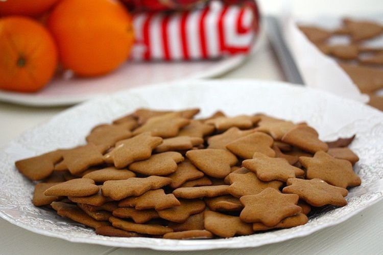 Постное имбирное печенье