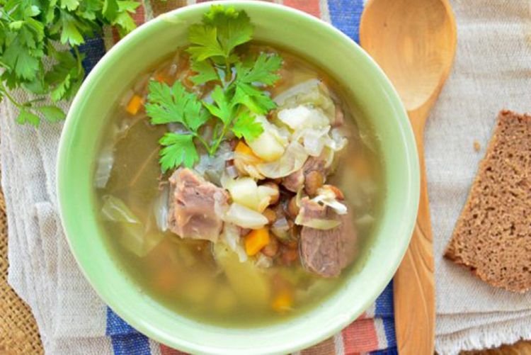 Быстрый говяжий суп