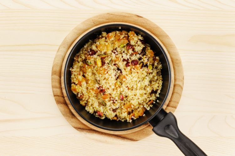 Булгур с сухофруктами