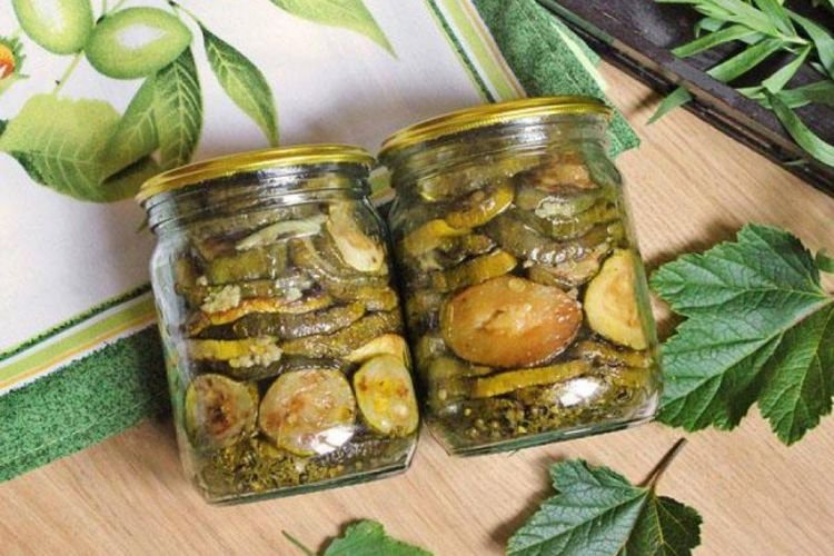 Жареные кабачки на зиму