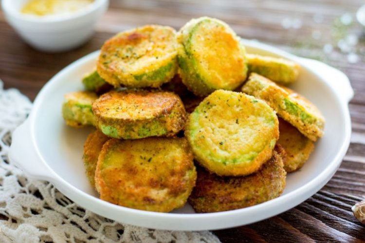 Жареные кабачки в панировке