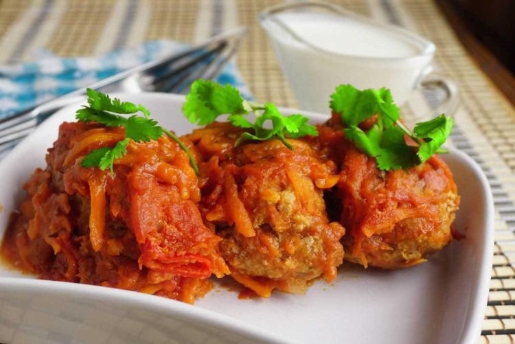 Ленивые голубцы с квашеной капустой