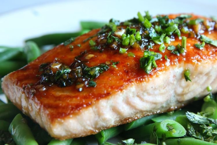 Треска с овощами в духовке