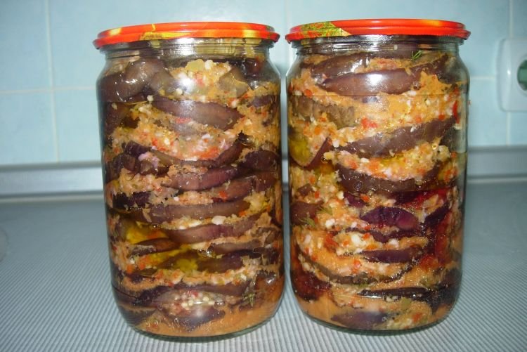 Жареные баклажаны на зиму