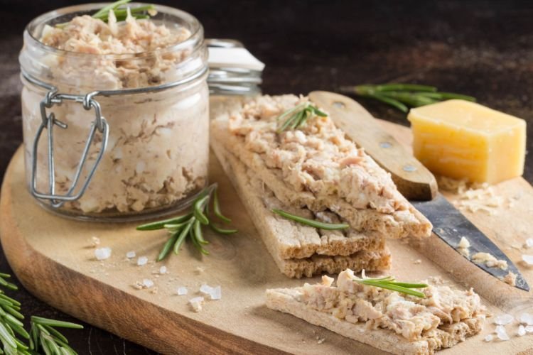 Быстрый паштет из тунца