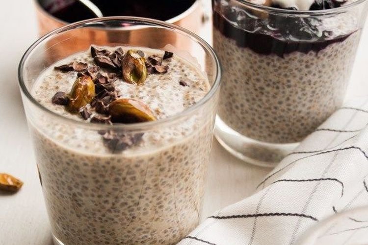 Суфле с семенами чиа