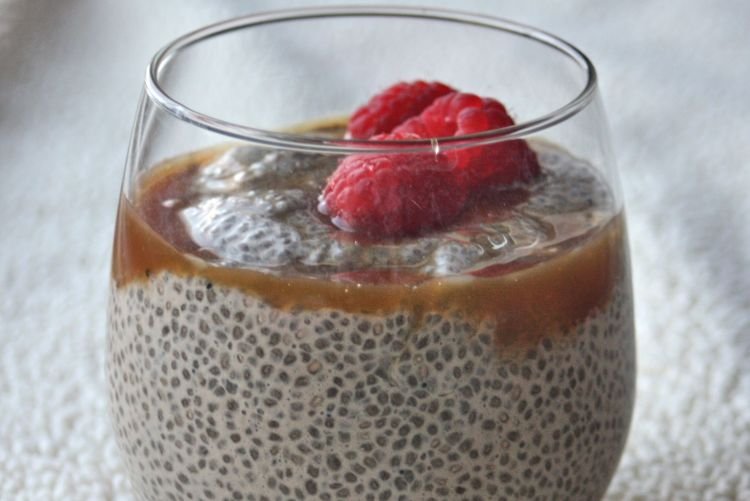 Кофейный напиток с семенами чиа