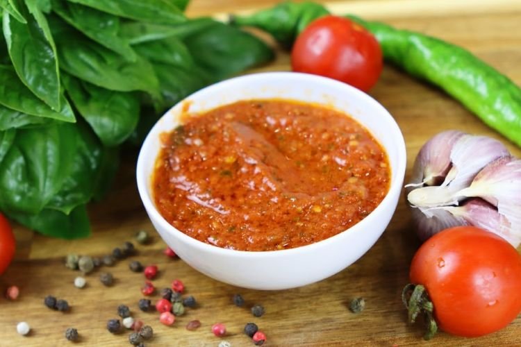 Соус с базиликом для спагетти