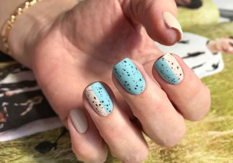Маникюр Перепелиные яйца