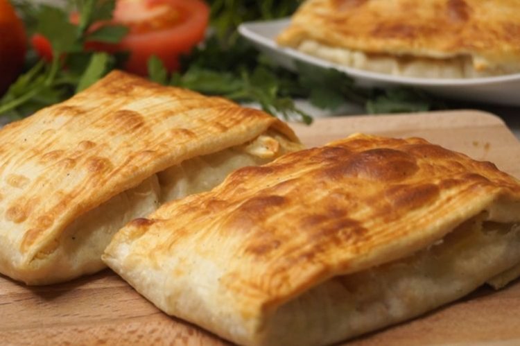 Запеченная горбуша в лаваше