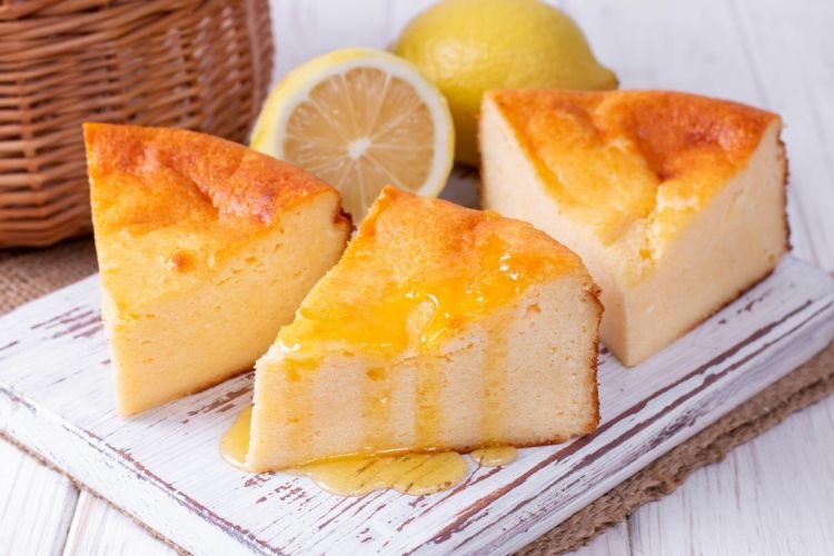 Творожная запеканка с лимоном