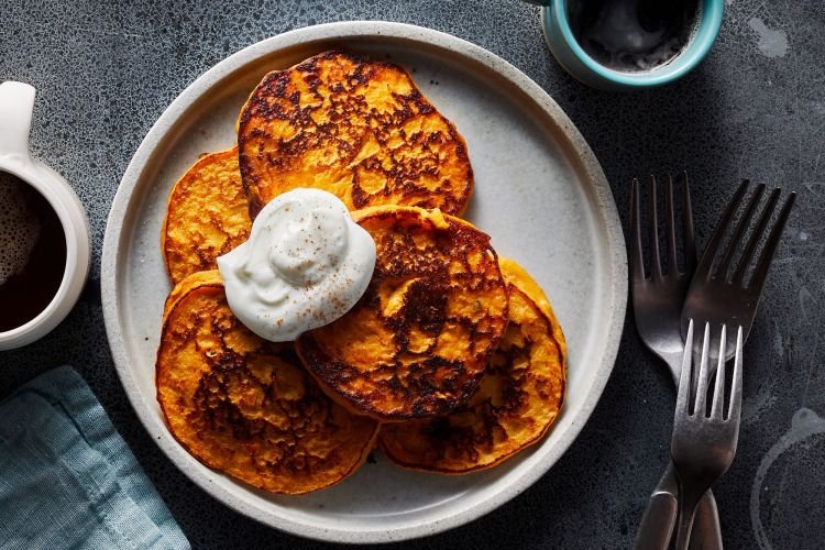 Оладьи из батата