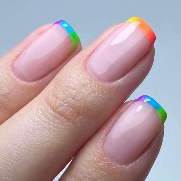 Летний френч с градиентом