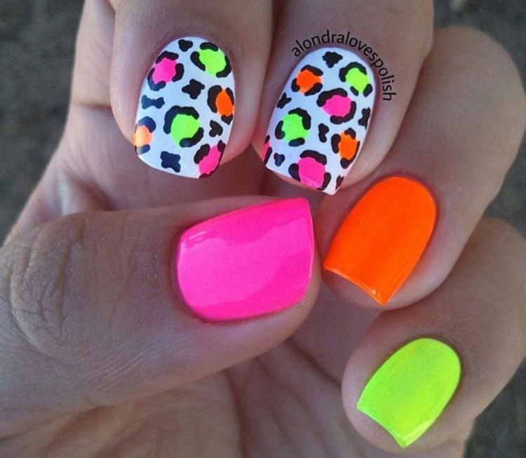 Разноцветный леопард