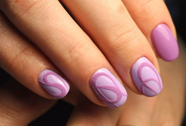 Фактурный маникюр
