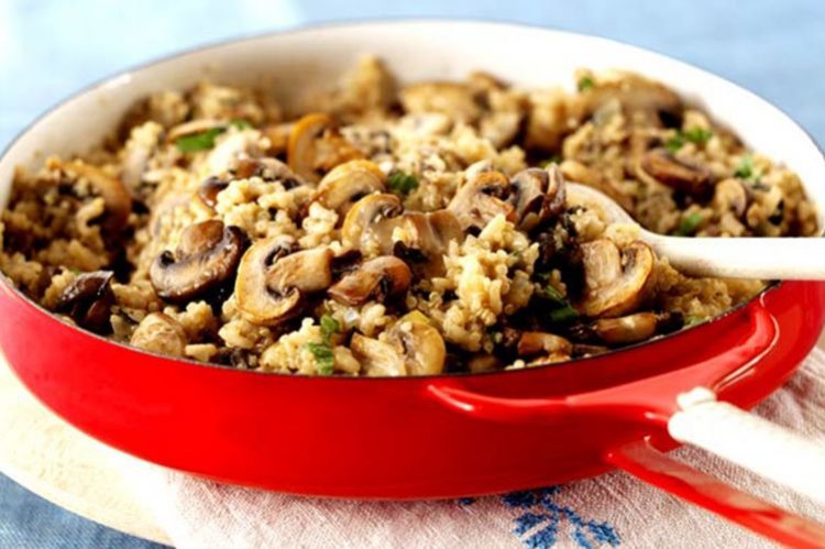 Киноа с курицей