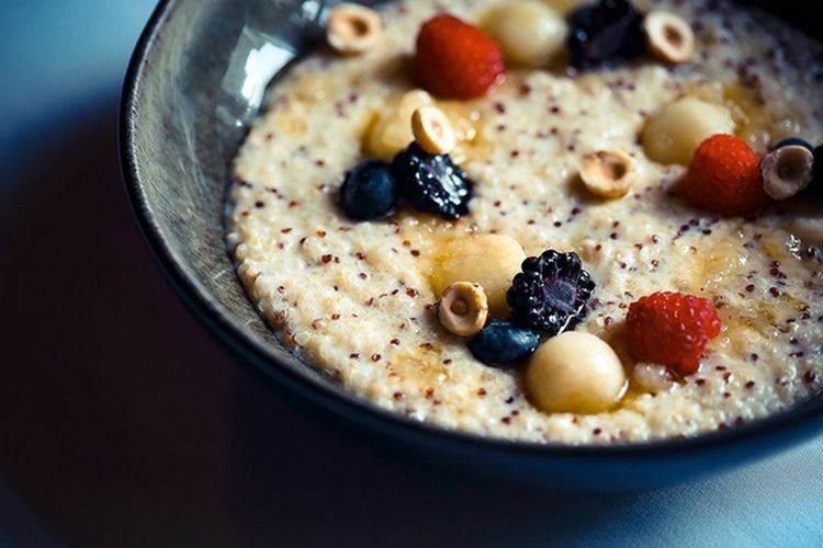 Сладкое пюре из киноа