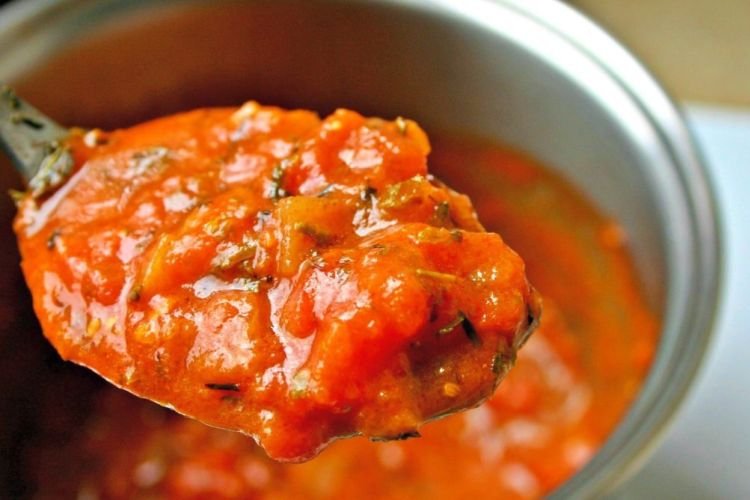 Томатный соус к рыбе