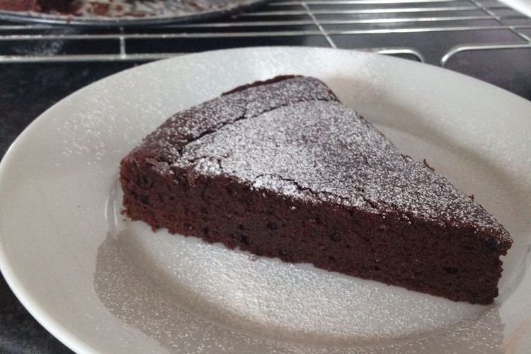 Шоколадный пирог из нута