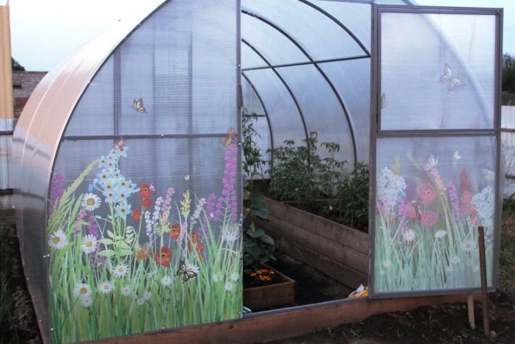 Расписные теплицы