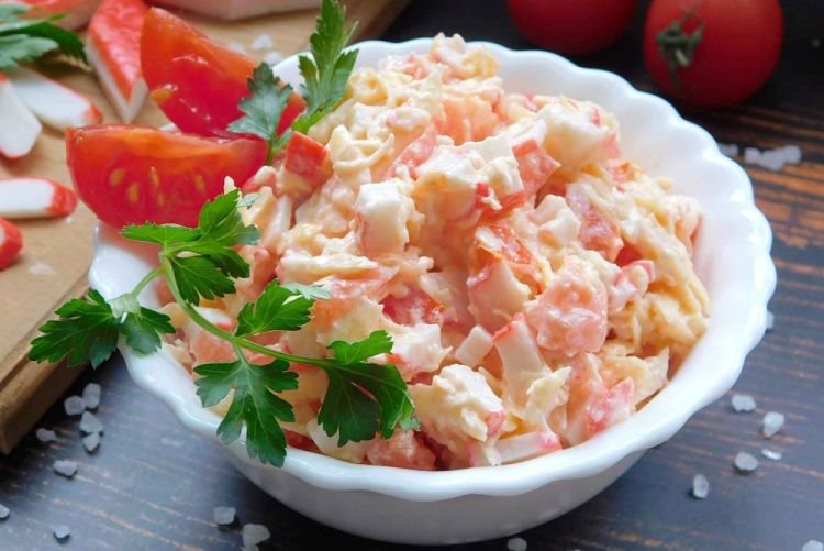 Французский рыбный салат