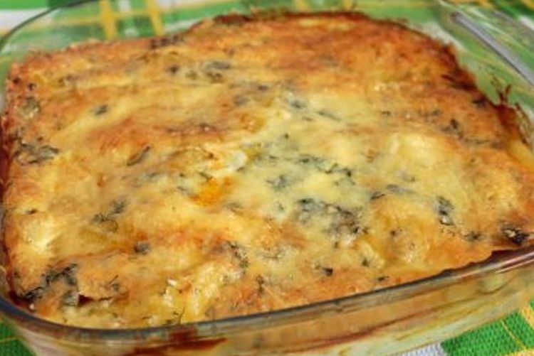 Пангасиус с картофелем и баклажанами в духовке