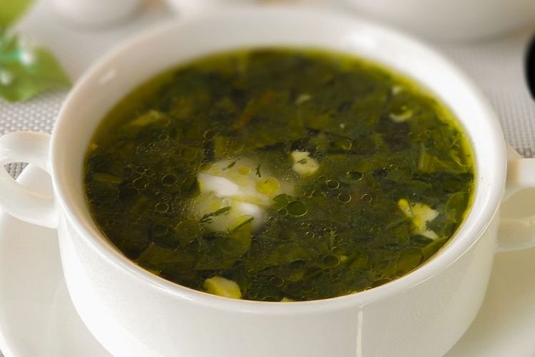 Зеленый борщ