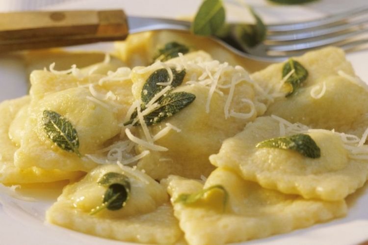 Равиоли с баклажанами