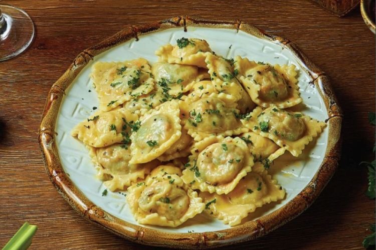 Равиоли с брынзой