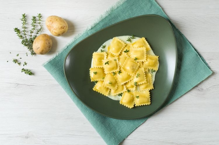 Равиоли с картофелем