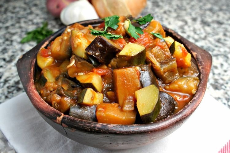 Овощной гарнир к рыбе