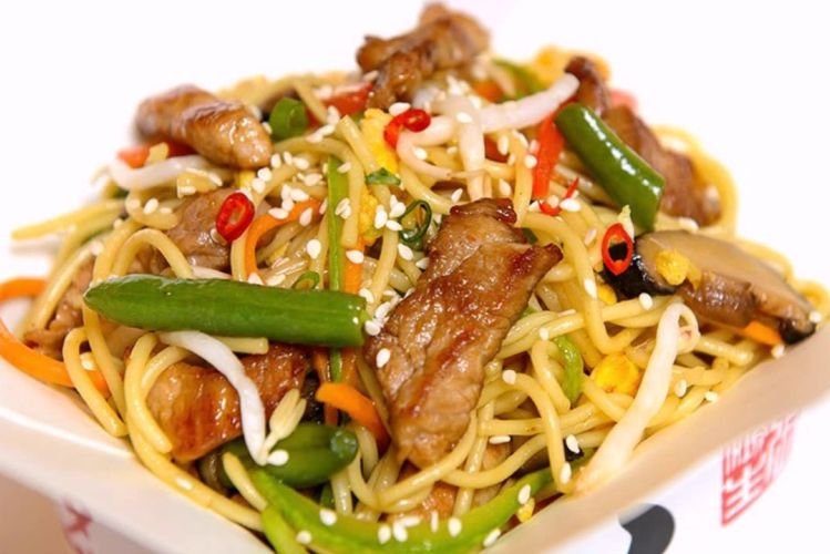 Лапша вок со свининой